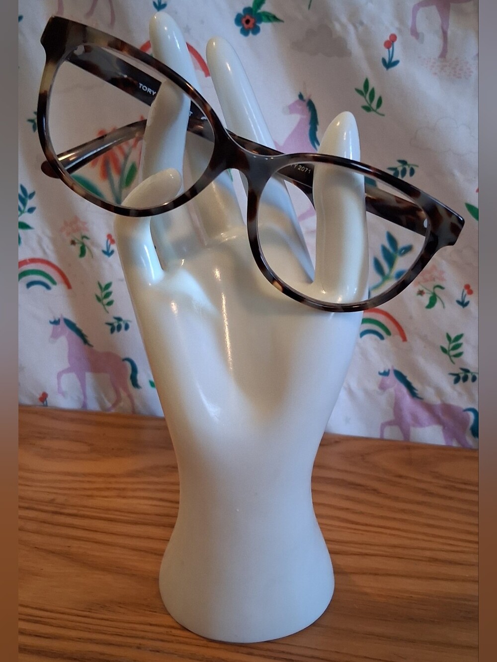 EUC Tory Burch TY2071 Grey Tone Tortoise Cat Eye Everyday Reading Glasses Frames